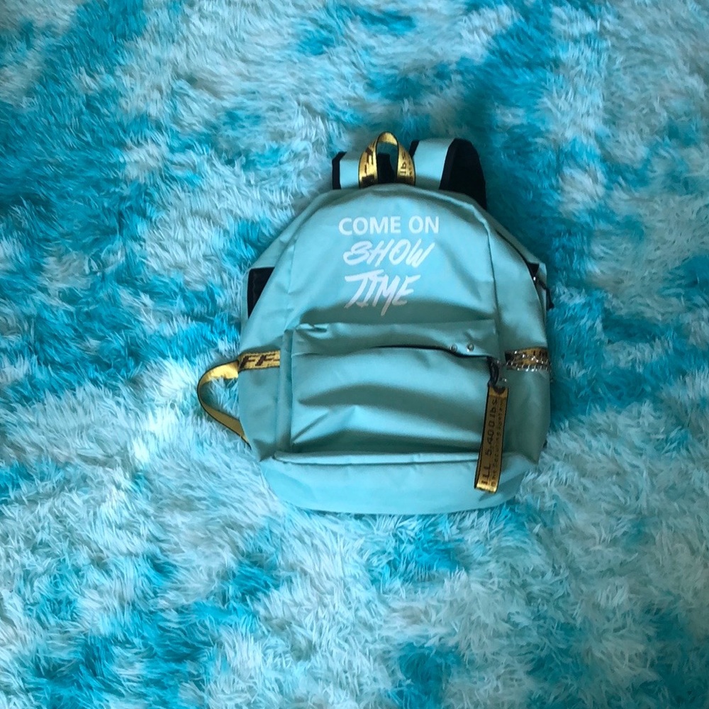 USB charge Luminous chain nylon backpack